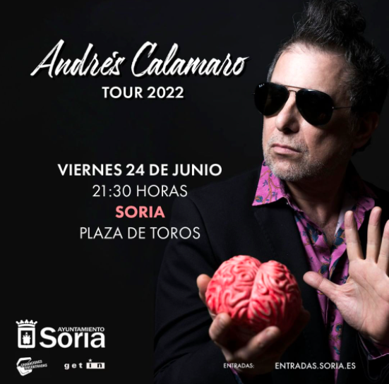 🎙¡Andrés Calamaro llega a Soria!🎙 ... 🦑 🤣