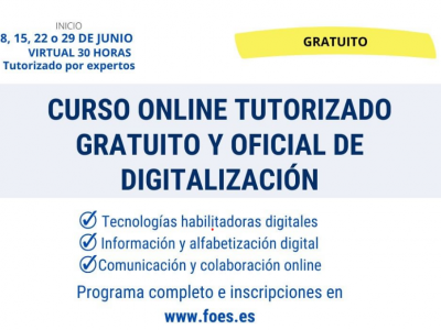 ▶️ Curso online tutorizado y oficial de digitalización. 💻