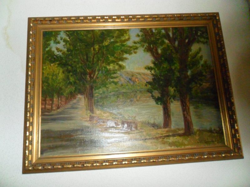 Vendo cuadro al óleo de Enrique García Carrilero