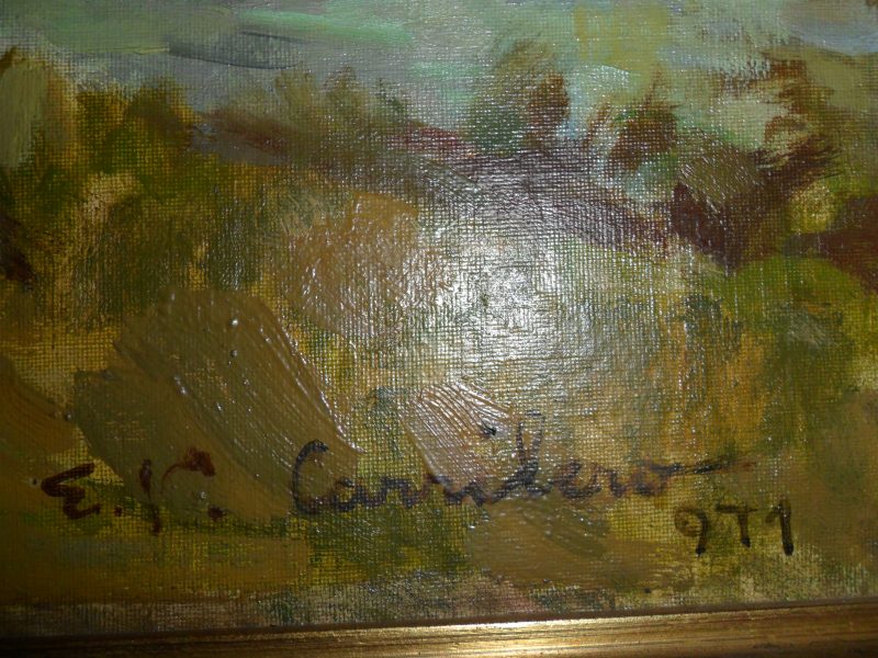 Vendo cuadro al óleo de Enrique García Carrilero