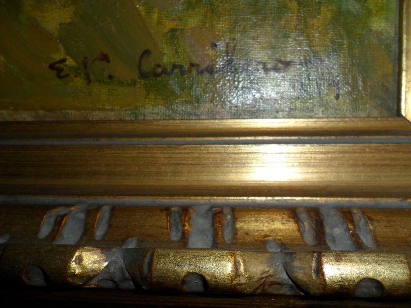 Vendo cuadro al óleo de Enrique García Carrilero